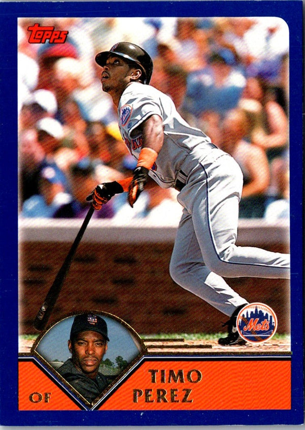 2003 Topps Timo Perez #6