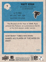 2009 Upper Deck Marion Barber/Tony Romo/Drew Brees/Reggie Bush/Michael Turner/Matt Ryan #9