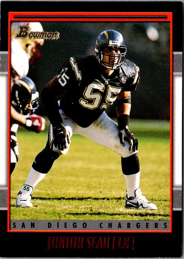 2001 Bowman Junior Seau #74