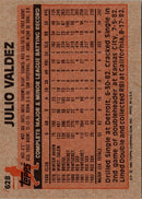 1983 Topps Julio Valdez