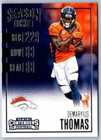 2016 Contenders Demaryius Thomas #66