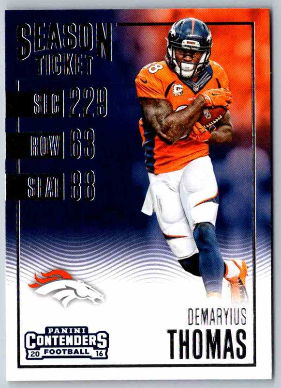 2016 Contenders Demaryius Thomas #66