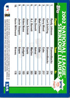 2003 Topps National League Strikeout Leaders #348