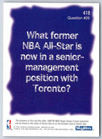 1995 Skybox Toronto Rators #418