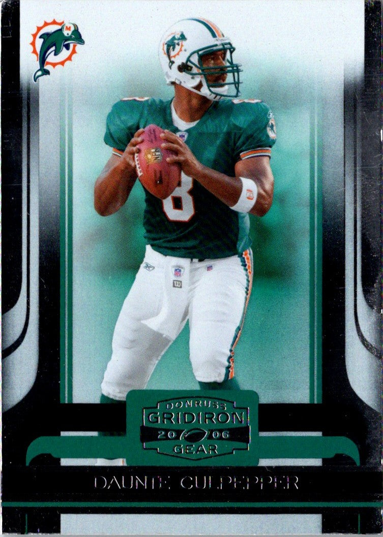 2006 Donruss Gridiron Gear Daunte Culpepper