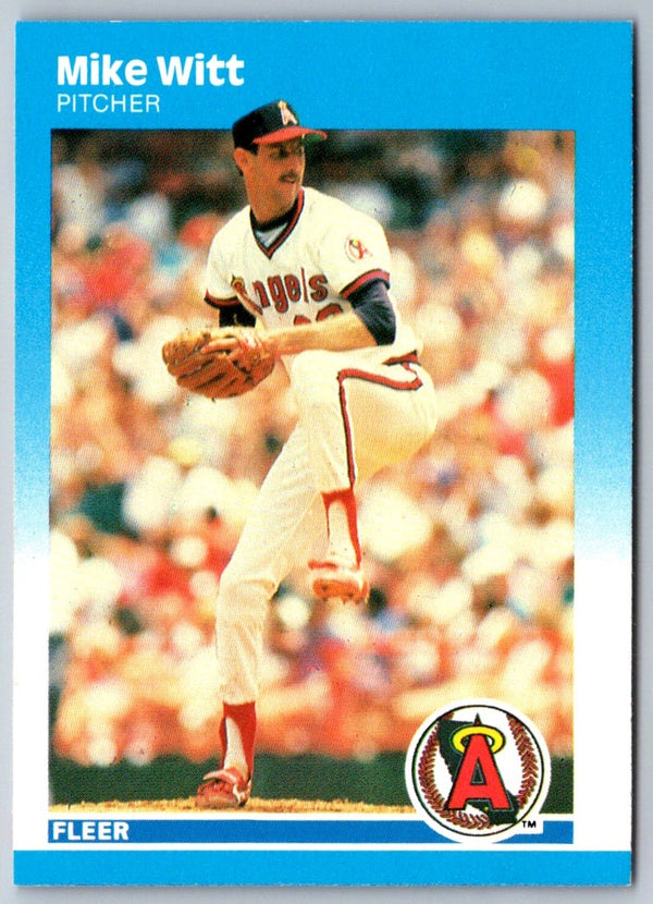 1987 Fleer Mike Witt #95