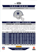 2013 Score Tony Romo