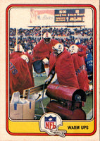 1981 Fleer Team Action Warm Ups #80