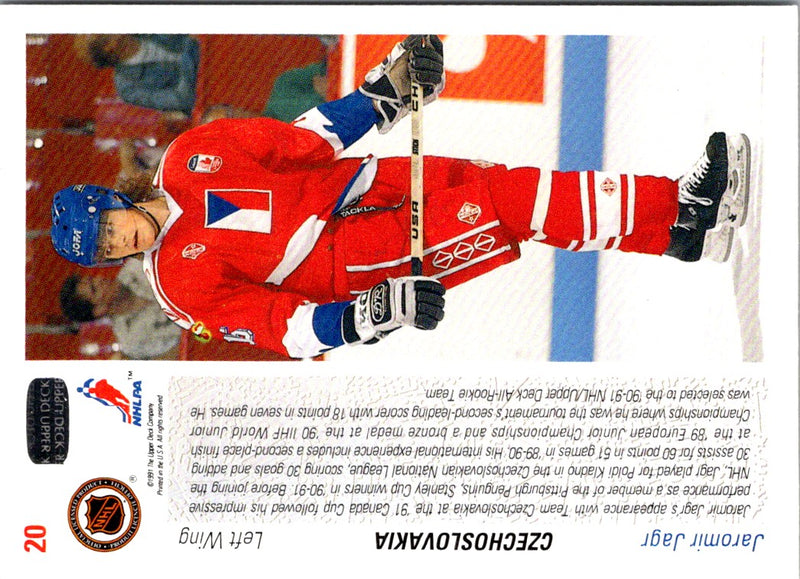 1991 Upper Deck Jaromir Jagr