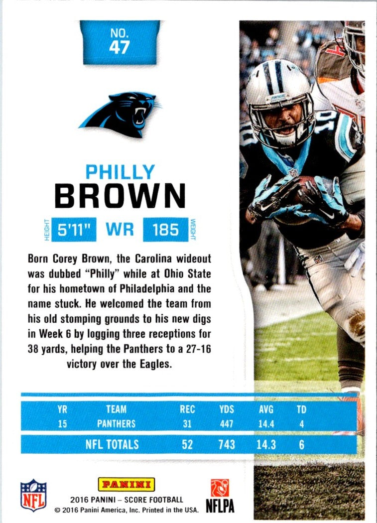 2016 Score Philly Brown