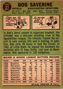 1967 Topps Bob Saverine