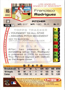 2005 Donruss Diamond Kings Francisco Rodriguez