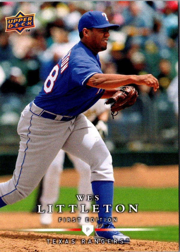 2008 Upper Deck First Edition Wes Littleton #177