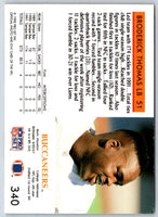1992 Pro Set Broderick Thomas #340