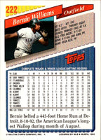 1993 Topps Gold Bernie Williams #222
