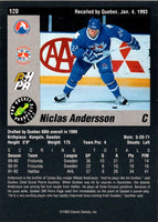 1993 Classic Pro Prospects Niklas Andersson #120