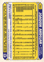 1987 O-Pee-Chee Joaquin Andujar #284