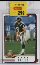 2002 Fleer Focus Jersey Edition Drew Brees