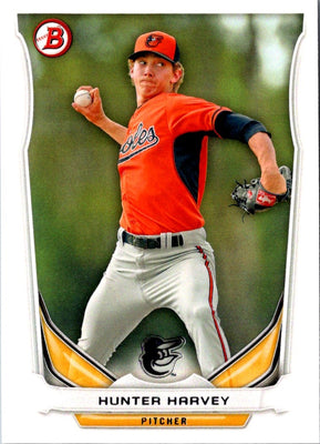 2014 Bowman Draft Picks & Prospects Top Hunter Harvey #TP-27