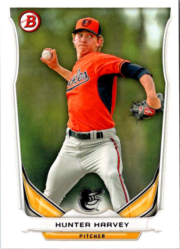 2014 Bowman Draft Picks & Prospects Top Hunter Harvey #TP-27