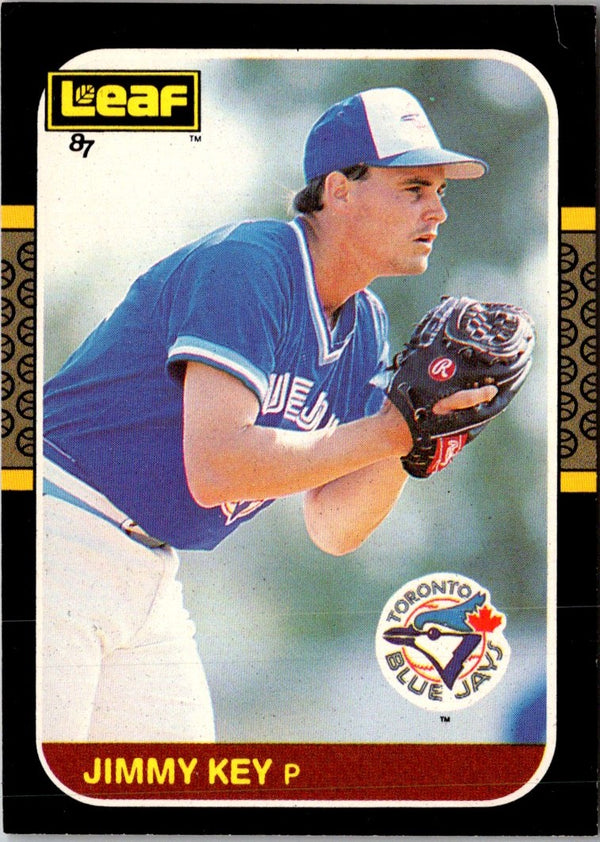 1987 Leaf Jimmy Key #187