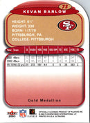 2003 Ultra Kevan Barlow