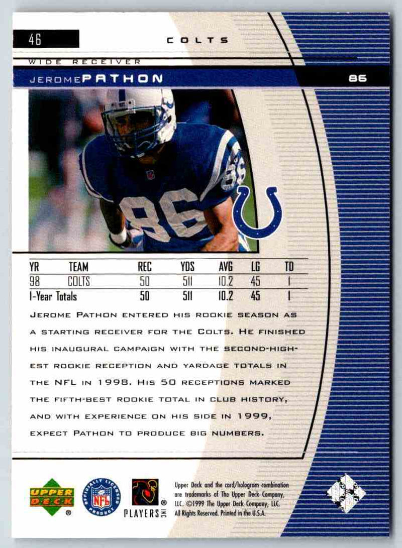 1999 Upper Deck Black Diamond Jerome Pathon