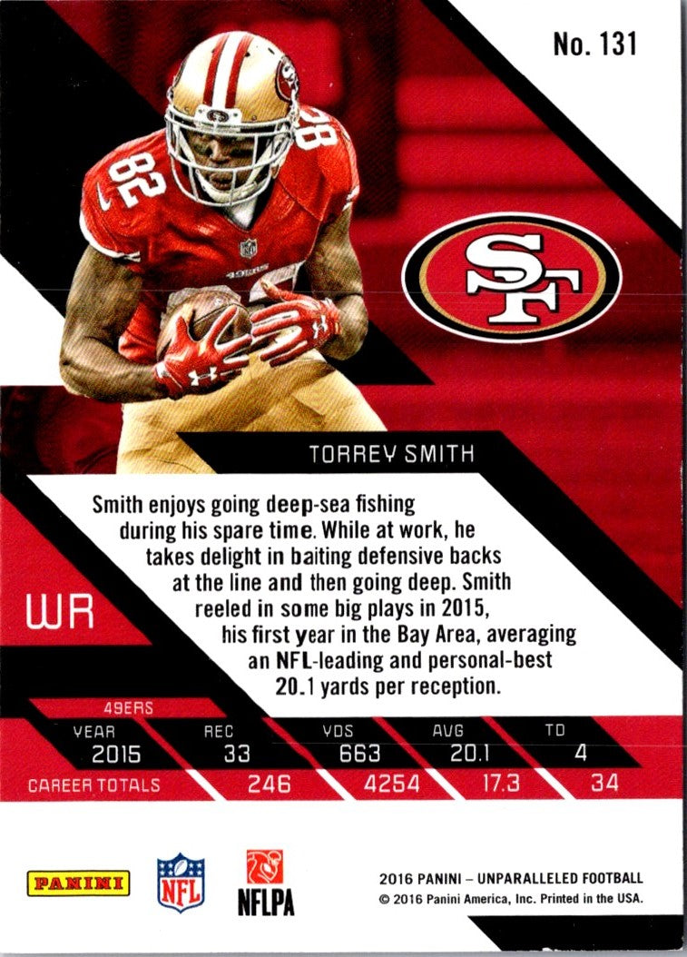 2016 Panini Unparalleled Torrey Smith