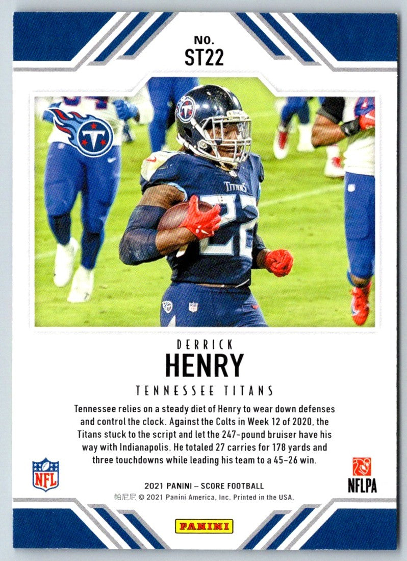 2021 Score Team Derrick Henry