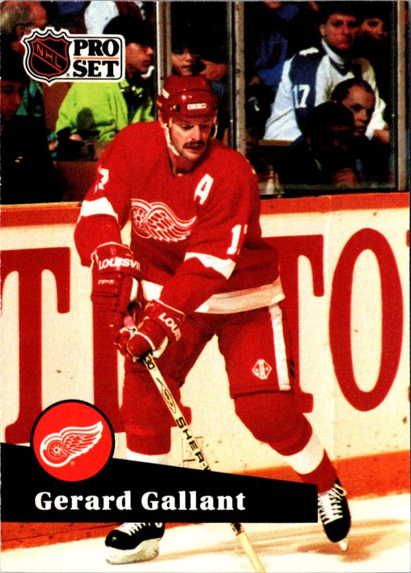 1991 Pro Set Gerard Gallant #63