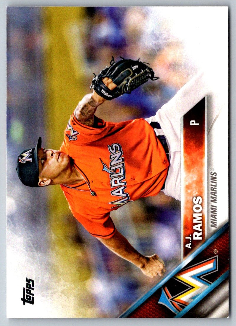 2016 Topps A.J. Ramos