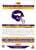 2013 Score Christian Ponder #316