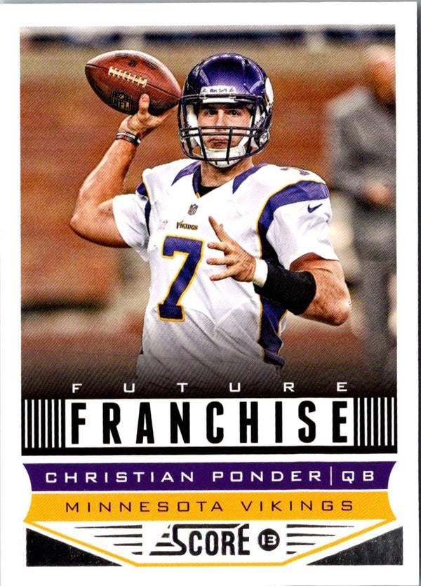 2013 Score Christian Ponder #316