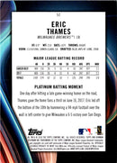 2018 Bowman Platinum Eric Thames