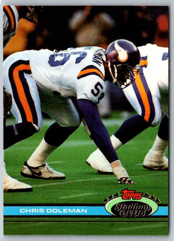 1991 Topps Stadium Club Football Chris Doleman #478