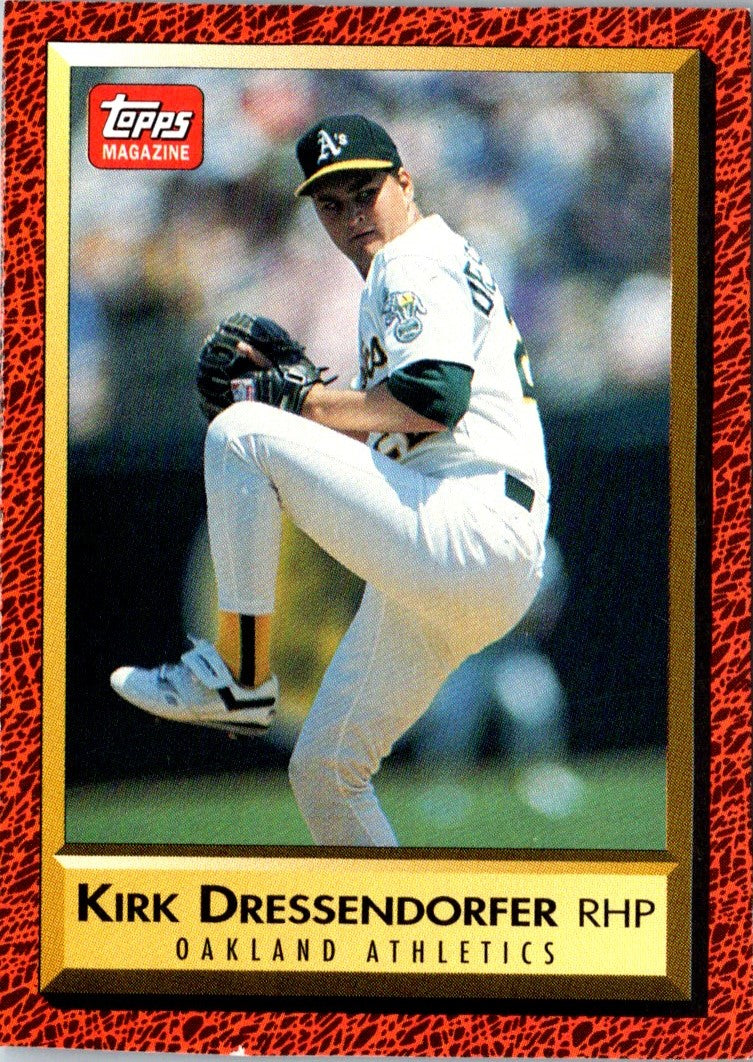 1991 Topps Magazine Kirk Dressendorfer