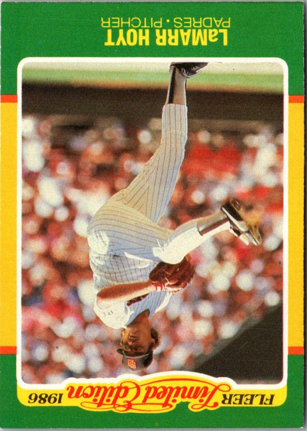 1986 Fleer Limited Edition LaMarr Hoyt #25