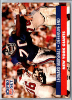 1991 Pro Set Leonard Marshall #67