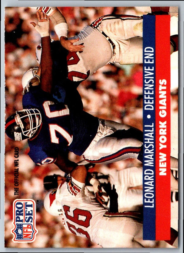 1991 Pro Set Leonard Marshall #67