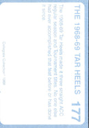 1989 Collegiate Collection North Carolina's Finest 1968-69 Tar Heels