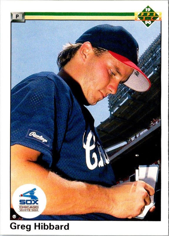 1990 Upper Deck Greg Hibbard #543 Rookie