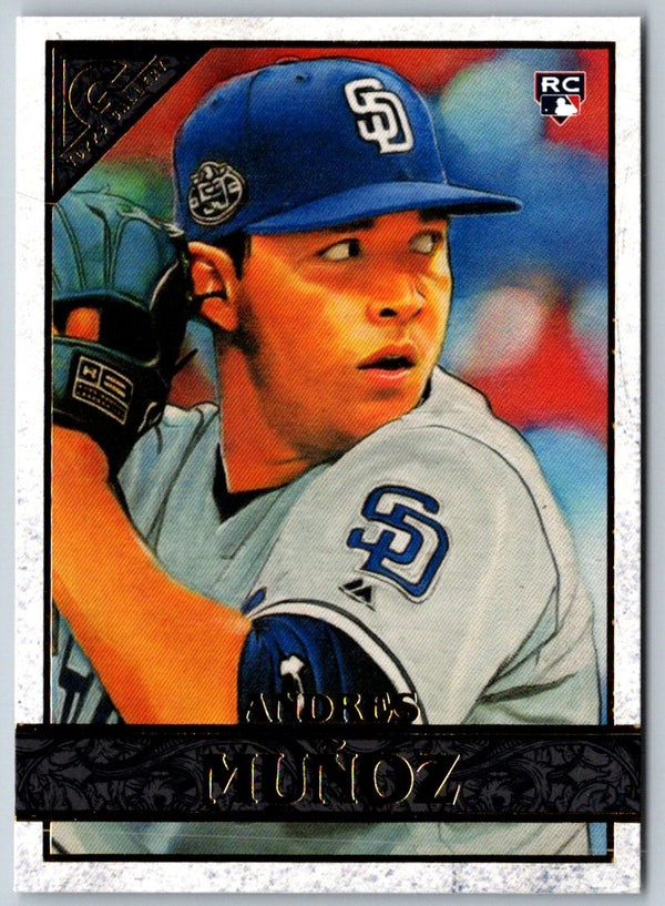 2020 Topps Gallery Andres MuÃ±oz #67 Rookie