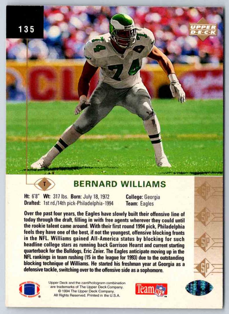 1994 Upper Deck Bernard Williams