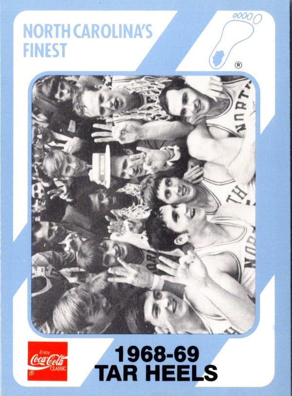 1989 Collegiate Collection North Carolina's Finest 1968-69 Tar Heels #177