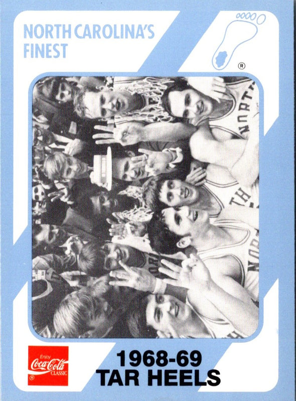 1989 Collegiate Collection North Carolina's Finest 1968-69 Tar Heels #177