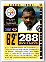 1991 Score Dermontti Dawson #401