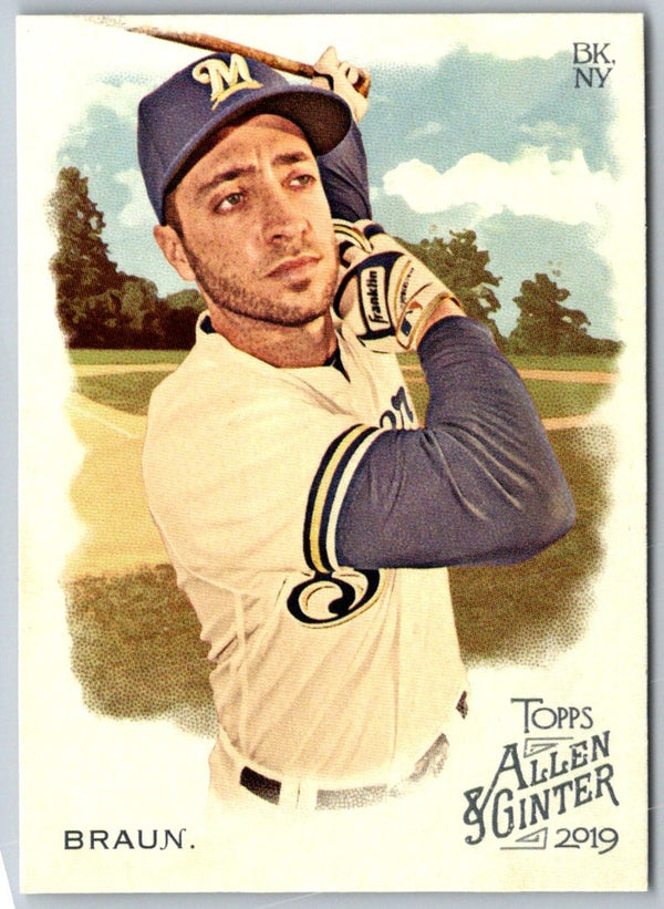 2019 Topps Allen & Ginter Ryan Braun #40