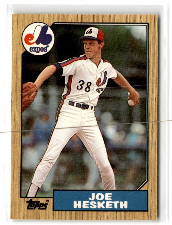 1987 Topps Tiffany Joe Hesketh #189