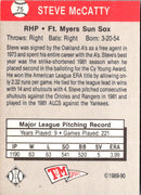 1989 T&M Senior League Steve McCatty