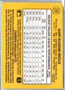 1986 Donruss Gary Redus